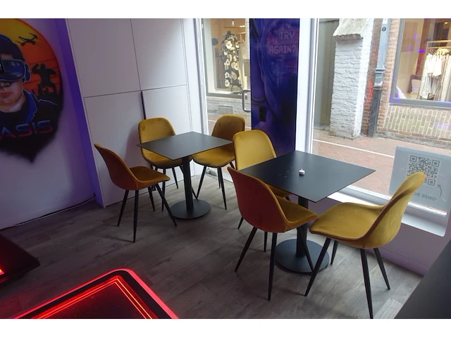 8x houten tafel - afbeelding 2 van  3