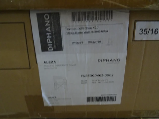 8x inklapbare teak regisseursstoel diphano - afbeelding 6 van  6