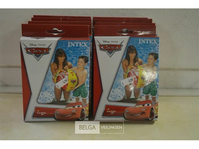 8x intex cars bal ± 61cm - afbeelding 1 van  1