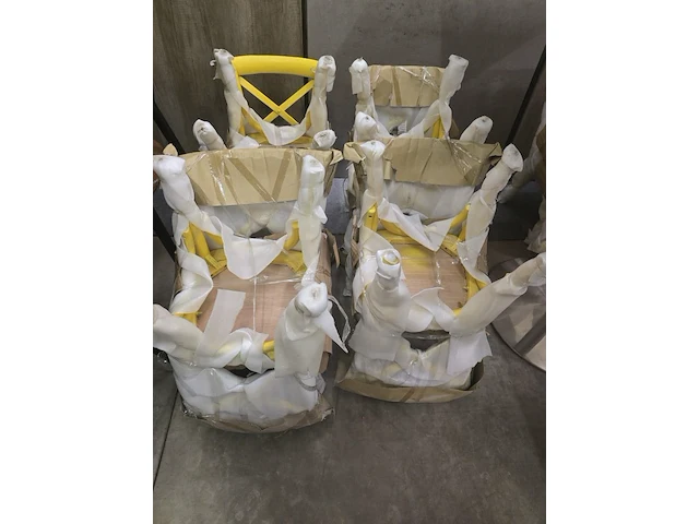 8x kinderstoel yellow zh35cm - afbeelding 6 van  6