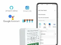 8x luxion mini smart dubbel relais wifi schakelmodules - afbeelding 1 van  3