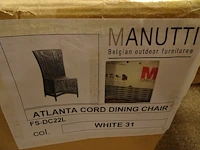 8x manutti cord chair atlanta - afbeelding 1 van  4