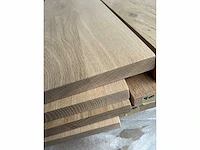 8x massief eiken legborden 25mm - afbeelding 1 van  3