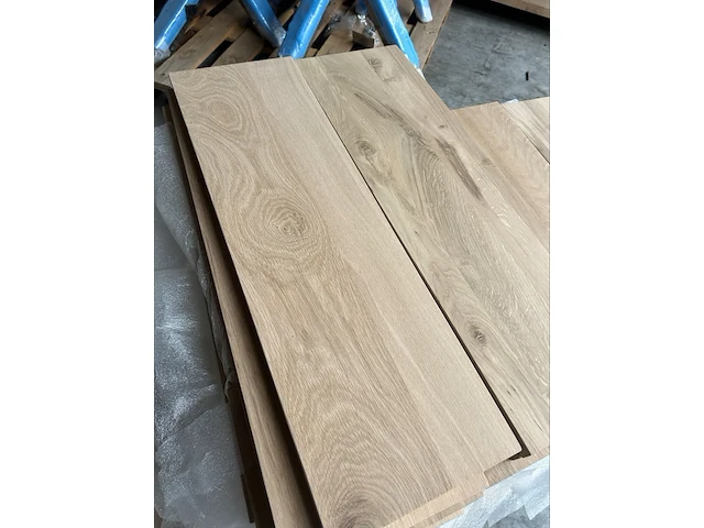 8x massief eiken legborden 25mm - afbeelding 1 van  3