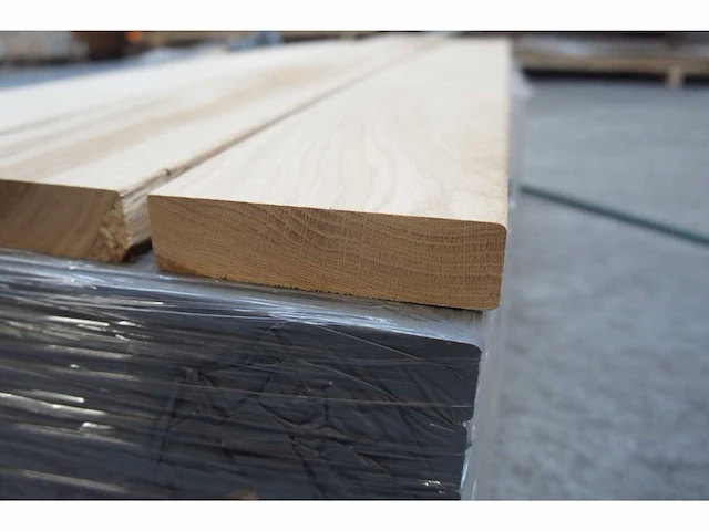 8x massief eiken legborden 32mm - afbeelding 1 van  4