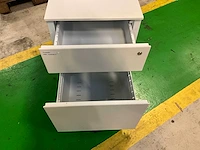 8x metalen 2-schuifsladekast - afbeelding 3 van  6