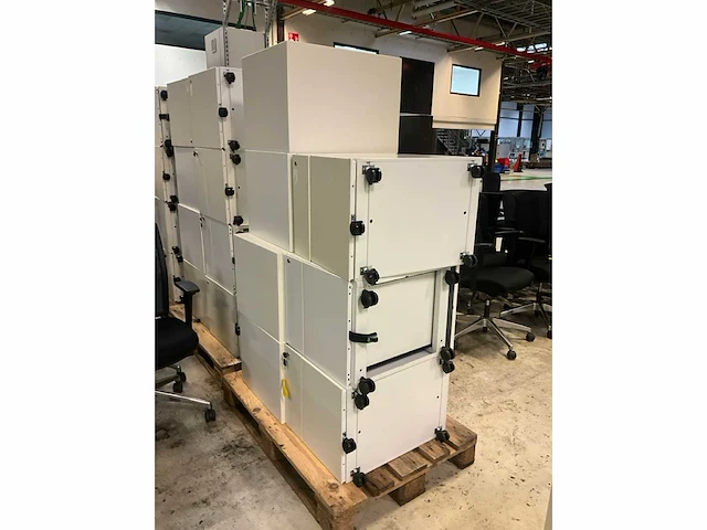 8x metalen 2-schuifsladekast - afbeelding 4 van  6