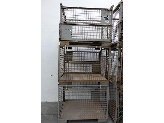 8x metalen draadmand - afbeelding 1 van  2