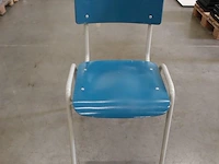 8x metalen stoel - afbeelding 2 van  6