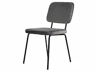 8x moderne eetkamerstoel - grijs - afbeelding 1 van  3