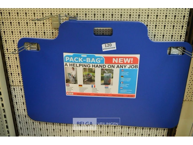 8x pack-bag opplooibaar hulpmiddel om zakken open te houden - afbeelding 1 van  3