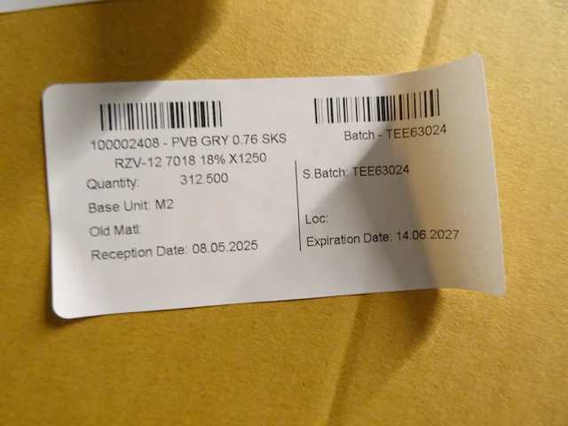 8x rol s-lec film polyvinyl butyral interlayer - afbeelding 3 van  3