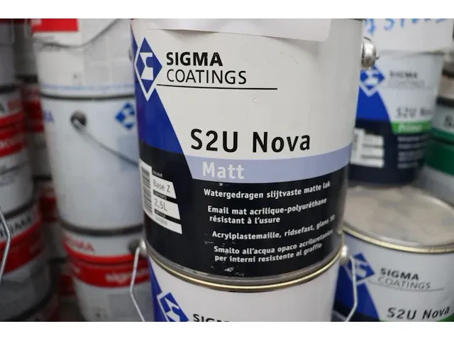 8x sigma s2u nova matt 2,5 l - afbeelding 2 van  2