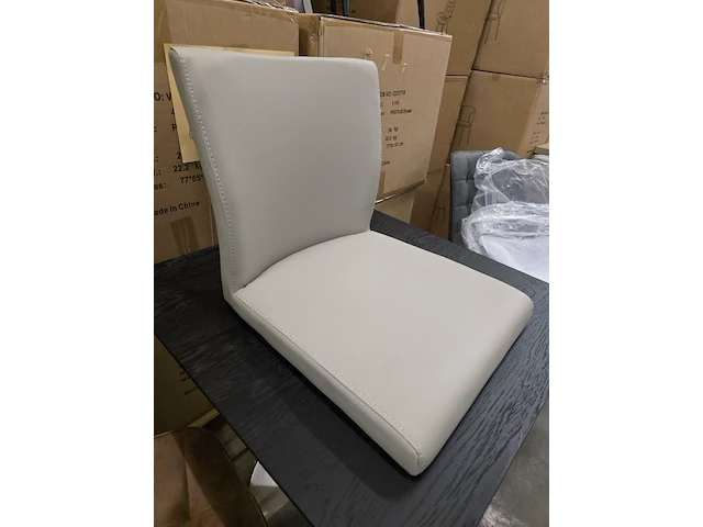 8x zitting bavo beige pu - afbeelding 3 van  6