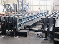 9 beton lijnen/mallen in verstelbare hoogte vv balken en toebehoren - afbeelding 2 van  7