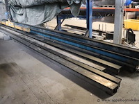 9 beton lijnen/mallen in verstelbare hoogte vv balken en toebehoren - afbeelding 7 van  7