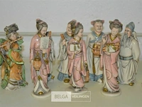 ±9 chinese beeldjes ±14cm hoog - afbeelding 2 van  5