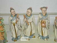 ±9 chinese beeldjes ±14cm hoog - afbeelding 5 van  5