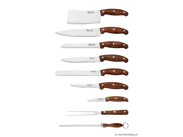 9 delige koksmessen set hg-k9w - afbeelding 2 van  2