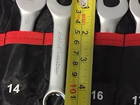 9 delige stubbie, korte ringsteek sleutelset - afbeelding 2 van  2