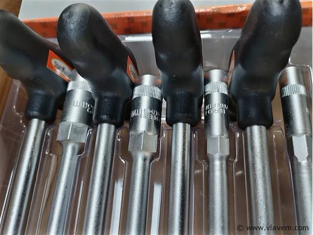 9-delige t-handle doppenset - afbeelding 3 van  6