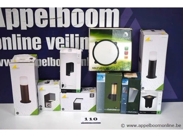 9 diverse buitenverlichting wo trio lighting en lucide - afbeelding 1 van  5