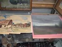 9 diverse schilderijen - afbeelding 2 van  10