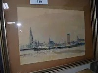 9 diverse schilderijen - afbeelding 5 van  10