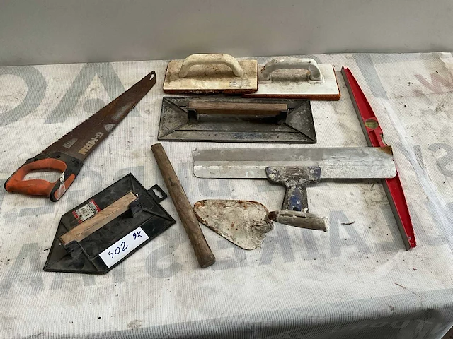 9 diverse werkmaterialen - afbeelding 2 van  2