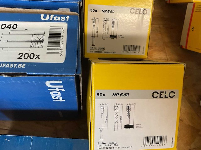 9 dozen blitsnagels; nagelpluggen - afbeelding 10 van  10