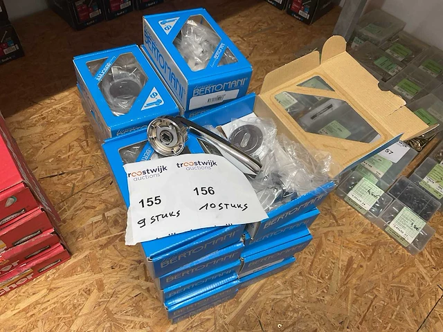9 dozen deurklink met rozet - afbeelding 1 van  7