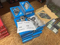 9 dozen deurklink met rozet - afbeelding 1 van  7