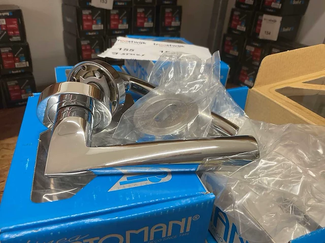 9 dozen deurklink met rozet - afbeelding 4 van  7