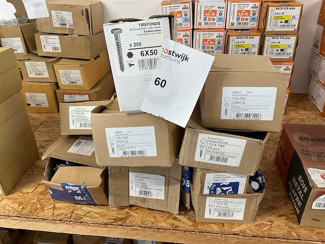 9 dozen houtbouten - afbeelding 1 van  6