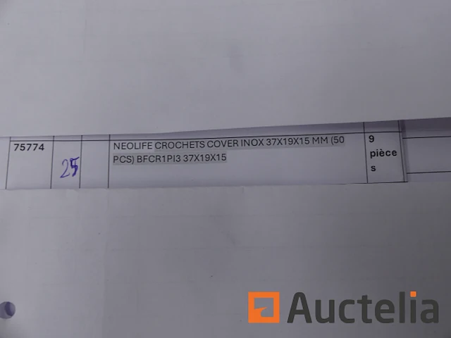 9 dozen met 50 roestvrijstalen haken voor neolife composiet bekleding - afbeelding 1 van  2