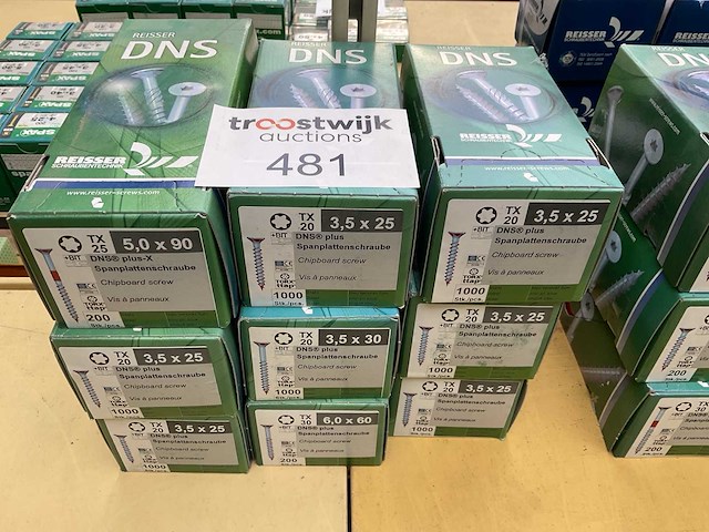 9 dozen spaanplaatschroeven - afbeelding 1 van  5