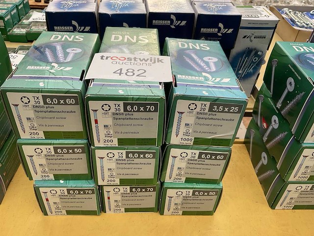 9 dozen spaanplaatschroeven - afbeelding 1 van  6