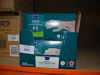 9 dozen x 100 stuks vinyl handschoenen metro maat s - afbeelding 1 van  3
