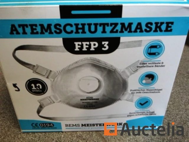 9 ffp3 stofmaskers - afbeelding 2 van  5