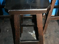 9 houten barkrukken - afbeelding 3 van  5