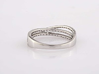 9 kt witgouden ring met natuurlijke diamant - afbeelding 5 van  8