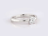 9 kt witgouden ring met natuurlijke diamant - afbeelding 3 van  7