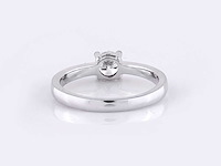 9 kt witgouden ring met natuurlijke diamant - afbeelding 6 van  7