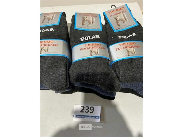 9 paar thermosokken maat 43-46 - afbeelding 2 van  3