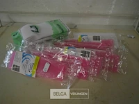 9 pakjes plastic messen en vorken - afbeelding 1 van  3