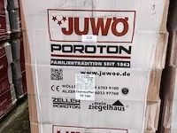 9 palletten snelbouwstenen juwo poroton - afbeelding 1 van  3