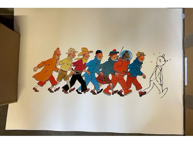 9 posters kuifje - afbeelding 2 van  5
