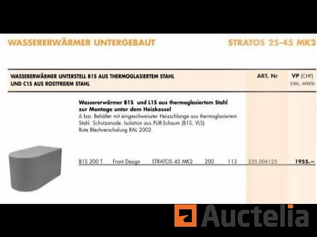 9 sets stratos 45 mk2 stalen ketelset met b1s onderbouw kachel - afbeelding 1 van  7