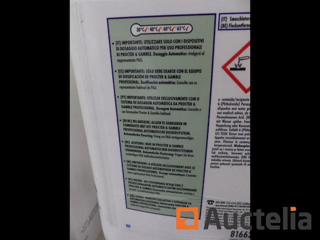 9 x 20 liter jerrycans ariel s3 vloeibaar wasmiddel - afbeelding 1 van  6