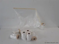 9 x afdekfolie met tape 25m - afbeelding 1 van  2